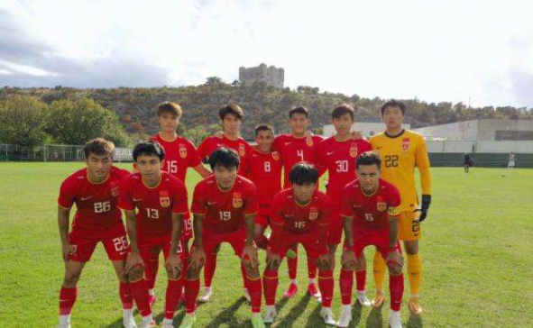 热身赛-U21国足2-0战胜克罗地亚第四级别联赛球队