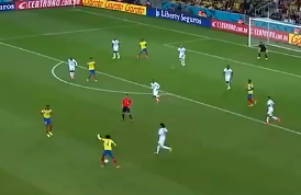福将！2014年巴西世界杯 恩纳·瓦伦西亚单场梅开二度
