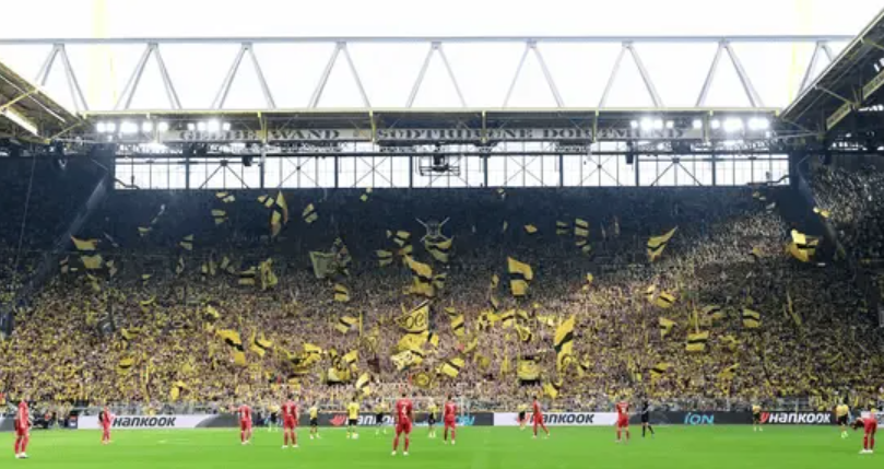 德国足球场观众人数位居欧洲第二